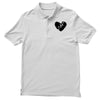 broken heart xxx black Polo Shirt