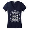 vintage made in 1984 perfectly aged a living legend Women's V-Neck T-Shirt