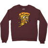 pizza smoking Crewneck Sweatshirt