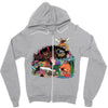 drawing some insects Zipper Hoodie