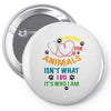 caring for animals isn't what i do it's who i am Pin-back button