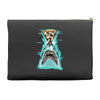 pizza shark graphic Accessory Pouches