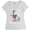 mama &amp; pizza dinasour. Women's Triblend Scoop T-shirt