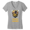 work hard Women's V-Neck T-Shirt