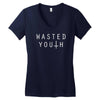 wasted youth Women's V-Neck T-Shirt