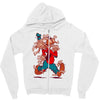 the flying spaghoofy monster Zipper Hoodie