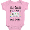 i love video games Baby Bodysuit