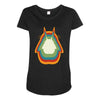 Totoro Retro Maternity Scoop Neck T-shirt