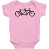 bike tandem Baby Onesie