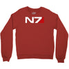 mass effect n7 logo Crewneck Sweatshirt