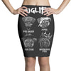 pug life Pencil Skirts