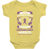 Never Underestimate The Strength Of A Gynecologic Cancer Warrior Baby Bodysuit