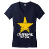 cribbage star Women's V-Neck T-Shirt