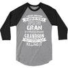 Super Cool Gran Of A Freaking Awesome Grandson 3/4 Sleeve Shirt