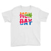 monday crossed out Youth Tee