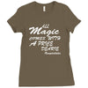 all magic comes with a price dearie Ladies Fitted T-Shirt