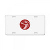 Red Dinosaur License Plate