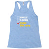 single taken trainin to go super saiyan Racerback Tank