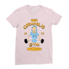 cornholio's gym Ladies Fitted T-Shirt