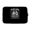 40th birthday Laptop sleeve