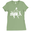 sparta mma criminal boxen muay thai kickboxen fight shirt bjj ringer Ladies Fitted T-Shirt