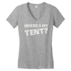 wheres my tent Women's V-Neck T-Shirt