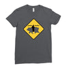 bear shark Ladies Fitted T-Shirt