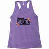blessed aunitie with flower Racerback Tank