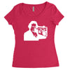 beethoven ghetto blaster Women's Triblend Scoop T-shirt