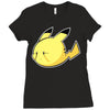 pikachu et boo Ladies Fitted T-Shirt