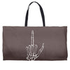 skeleton hand Weekender Totes