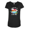 a turtle made it to the water Maternity Scoop Neck T-shirt