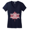canadians are amehzing Women's V-Neck T-Shirt