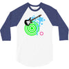 guitar retro music 3/4 Sleeve Shirt
