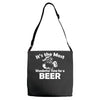 christmas shirt it's the most wonderful time for beer funny Adjustable Strap Totes