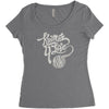 knittaz 4 life Women's Triblend Scoop T-shirt