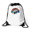 rainbo first blood Drawstring Bags