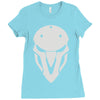 minimalist reaper mask Ladies Fitted T-Shirt