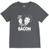love bacont fun ny V-Neck Tee