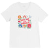 learn from the flowers V-Neck Tee