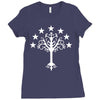 tree of gondor Ladies Fitted T-Shirt
