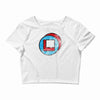square in circle Crop Top