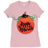 happy halloween Ladies Fitted T-Shirt