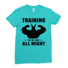 Training to be Like All Might Ladies Fitted T-Shirt