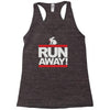 run away rabbit Racerback Tank