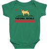 colifornia republic parody pugfornia republic Baby Bodysuit
