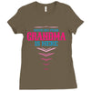 Have No Fear Grandma Is Here Ladies Fitted T-Shirt