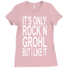 rock n grohl Ladies Fitted T-Shirt