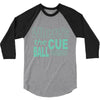 snooker where's the cue ball going 3/4 Sleeve Shirt
