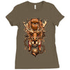 save the jungle Ladies Fitted T-Shirt